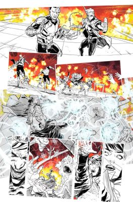 Xermanico | DC KO #03 P. 12 (Monoprint / AP) | Black Diamond