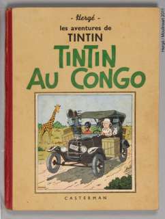 Hergé | TINTIN NB 02. TINTIN AU CONGO. A14, 1941 Casterman. Troisième édition | Coutau Bégarie