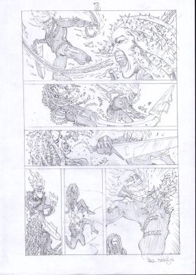 Paul Davidson – Ghost Rider – Spirits of Violence 5p10 | Berserker Art
