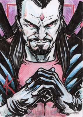 Alex Konat | Tdart 2026 X-Men Sketch Card Drop #89 - Mister Sinister (Age of Apocalypse) | TDArt
