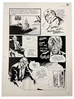 EERIE The Killer Slime Original Storyboard Production Comic Art | Los Angeles Estate Auction