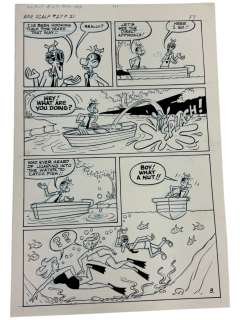 Sad Sack Comics Original Storyboard Production Comic Art | Los Angeles Estate Auction