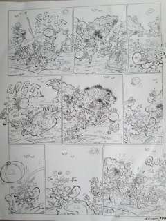 Schreurs, Eric - Originele pagina - Joop Klepzeiker 10 - Strandbal (1995) | Catawiki