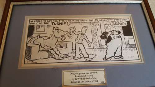 Laurel And Hardy Original Artwork - by George Wakefield  - EO | Catawiki