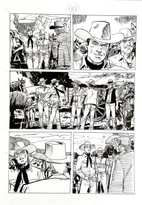 Horacio Altuna | Original page for Tex. Cm. 21x30. Ink. Mint. Code 2020 | Segni e Disegni