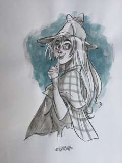 Barbucci, Alessandro - Illustration originale en couleur - Personnage Féminin | Catawiki