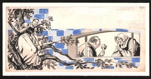 Nadir Quinto - original illustr. "Fairy Tales from Many Lands" - Page volante - EO - (1966) | Catawiki