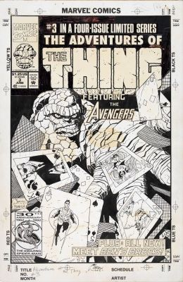 Mike Mignola & Joe Quesada - Lot #694 - Adventures of the Thing #3