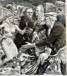 Guido Buzzelli - original illustr. - Page volante - (1987) | Catawiki