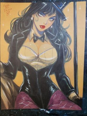 Zatanna Original Fine Comic Art Illustration Signed 8.5x11 COA | eBay US (Buy It Now)
