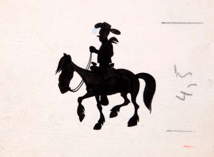 Morris | Lucky Luke, illustration Ã  l’encre de Chine sur p… | Banque Dessinée