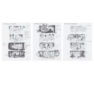 A group of National Treasure storyboards illustrated by David J. NegrÃ³n | Bonhams