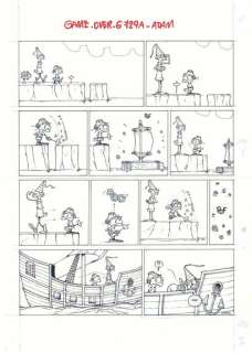 Midam (Né En 1963) | * Game Over Encre de Chine sur papier pour le double-gag... | Tessier Sarrou