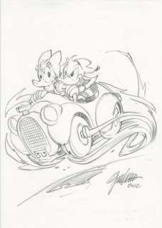 Paperino #28 - Giorgio Cavazzano - original cover - EO - (2012) | Catawiki