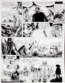 Swolfs | Durango, planche n°5 Ã  l’encre de Chine de l’ép… | Banque Dessinée