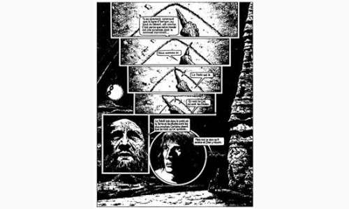 GAL. Â« La Vengeance d’Arn Â«. Encre de Chine noire pour la planche 6 de | Tessier Sarrou