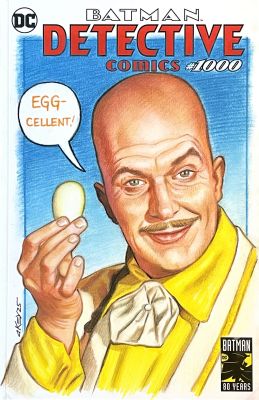 Detective Comics #1000 Egghead Sketch Cover by Thomas Key | Raremarq (Buy It Now)