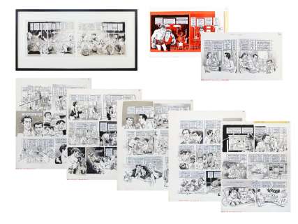 Mort Drucker Original (7 Pages) Raving Bully | Weiss Auctions