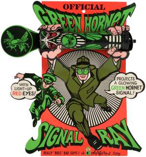 "OFFICIAL GREEN HORNET SIGNAL RAY" FLASHLIGHT/CARD & EXTENSIVE ORIGINAL ART FROM BIRNKRANT ARCHIVE. | Hake’s