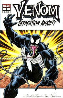 Brendon Fraim, Brian Fraim, Brendon Fraim | Venom: Separation Anxiety #1 Sketch Cover! | ComicArtFans Classifieds