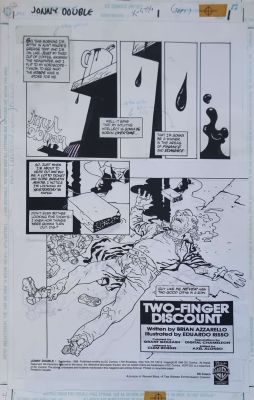 Eduardo Risso, Brian Azzarello | Jonny Double #1, Page 1 | ComicArtFans Classifieds