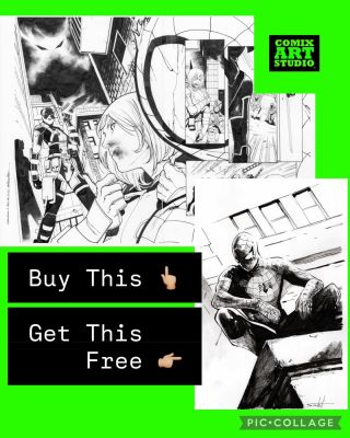 Stefano Nesi, Valero Schiti | Buy One Get One Free - First Weapon 31 Full Reveal Spider-Man | ComicArtFans Classifieds