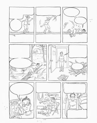 Alison Bechdel | The Secret to Super Human Strength - Pg.16 | Athenaeum Comic Art