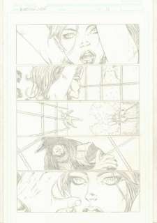 Dan Fraga, Rob Liefeld - Avengelyne #1 P.11 - Babe Bound - Comes with a Signed Color Proof - 1999