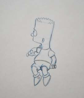 Original Animation Production Drawing - Simpsons - Page volante - Éditions diverses - (1990) | Catawiki