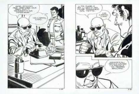 TAVOLA ORIGINALE TAVOLA ORIGINALE TACCONI Dott Barnard n. 1 di 2 - tavole 83-84 | Casa del Fumetto