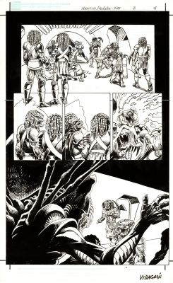 Jim Hall, Ricardo Villagrain | Alien Vs Predator War #3 Page 4 | ComicArtFans Classifieds