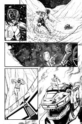 Gavin Smith | Gavin Smith - Mighty Morphin Power Rangers: Zord Quest #1, Page 33 | Modern Mythology Comic Art