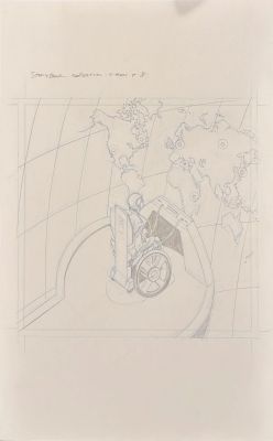 Pat Olliffe | Marvel Super Heroes Origin Storybook Collection -X-Men Original Pencil Art - Professor X Using Cerebro | ComicArtFans Classifieds
