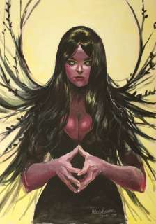 Original illustr. - La strega di Isle - acrilico cm 50x70 - Page volante (2018) | Catawiki