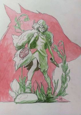 Aleta Vidal | Mononoke Princess | ComicArtFans Classifieds