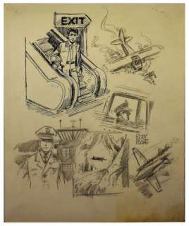 Eddy Paape (1920-2012)... | Eddy Paape (1920-2012) - dessin de la série Marc Dacier... | Arthema Auction