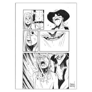 Sylvain Repos – Lowreader 5 | L’Ultime Samouraï de la Route 66 - Planche originale page 60 | Achetez de l’Art