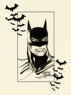 Batman - Portrait Batman - Page volante - EO - (2017) | Catawiki