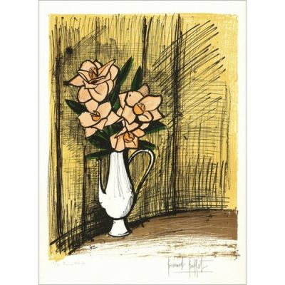 BUFFET Bernard - Original lithograph "The Camellias (first state)" 75x55cm - | eBay US (Buy It Now)
