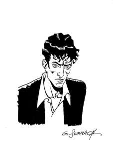 Dylan Dog - G. Sommacal - original illustr. - Page volante - EO | Catawiki