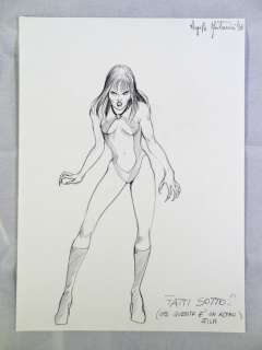 Angelo Montanini - Vampirella - Illustrazione originale  - EO - (1996) | Catawiki