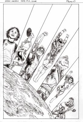 Fernando Pasarín | Green Lantern Corps #10 Cover | The Green Room