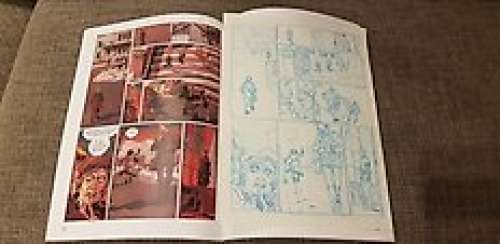  - Homs, José - Originele schetspagina - voorstudie voor Millennium deel 1 - (2012) 