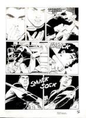 Bruno Brindisi | Original page for Dylan Dog. Cm. 30x40. Ink. Signed. Mint. Code 2353. | Segni e Disegni