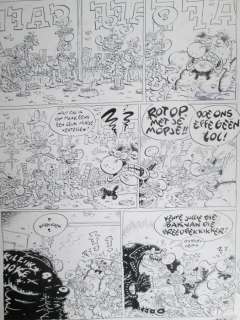 Schreurs, Eric - Originele pagina - Joop Klepzeiker 9 - Breedbekkikker (1994) | Catawiki