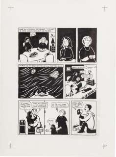 Marjane Satrapi | Persepolis (Original Book Art, page 28) | Sotheby’s