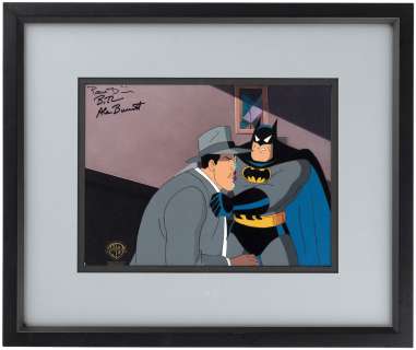  - "BATMAN: THE ANIMATED SERIES - TWO-FACE: PART 2" FRAMED & SIGNED PRODUCTION ANIMATION CEL.
