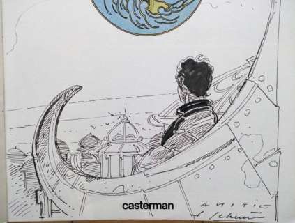 Schuiten, François - Dédicace sans nom - ’De muren van Samaris’ (Les cités obscures) - (1983) | Catawiki