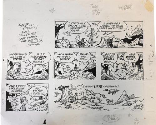 Lot 269 - Chris Browne and Dick Hodgins Jr (American 1952–2023), Hagar the Horrible Sunday Comic Strip Original Art Ink on… | misc / divers