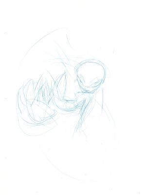 Dave Bullock 2 LOT Hand-Drawn Comic Illustrations for Covers and Book DC L29 | Charles Scott Gallery